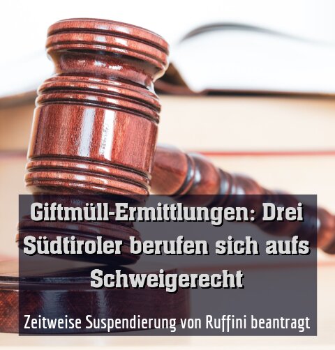 Zeitweise Suspendierung von Ruffini beantragt
