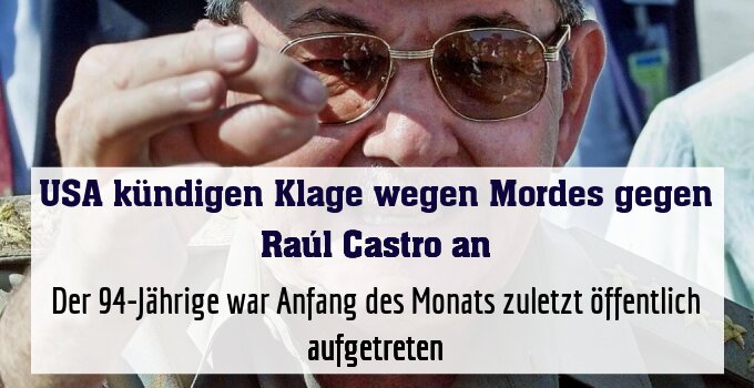 Der 94-Jährige war Anfang des Monats zuletzt öffentlich aufgetreten