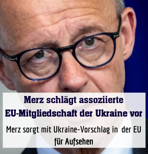 Merz sorgt mit Ukraine-Vorschlag in  der EU für Aufsehen