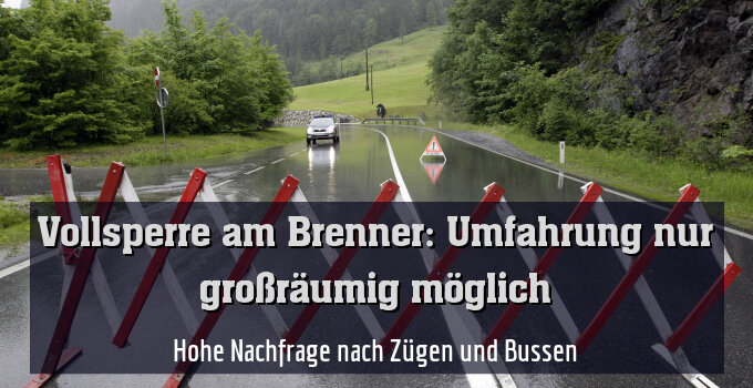 Hohe Nachfrage nach Zügen und Bussen