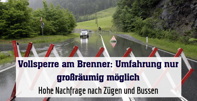 Hohe Nachfrage nach Zügen und Bussen