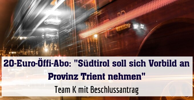 Team K mit Beschlussantrag