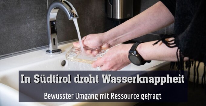 Bewusster Umgang mit Ressource gefragt