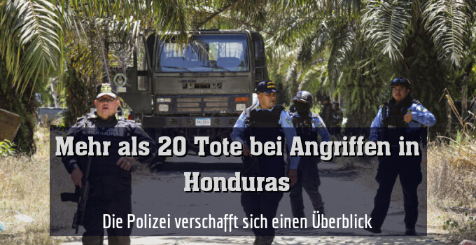 Die Polizei verschafft sich einen Überblick