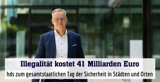 hds zum gesamtstaatlichen Tag der Sicherheit in Städten und Orten