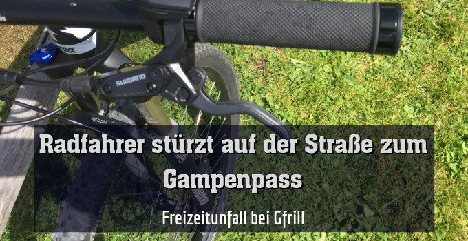 Freizeitunfall bei Gfrill