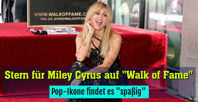 Pop-Ikone findet es "spaßig"