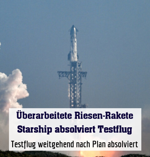 Testflug weitgehend nach Plan absolviert