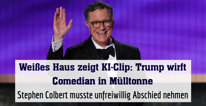 Stephen Colbert musste unfreiwillig Abschied nehmen