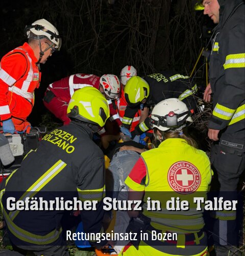 Rettungseinsatz in Bozen