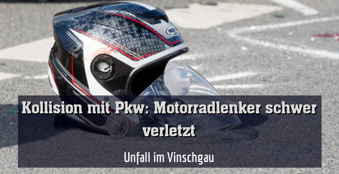 Unfall im Vinschgau