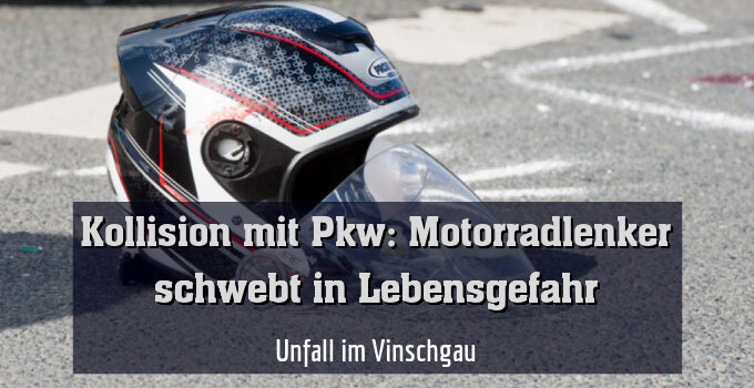 Unfall im Vinschgau