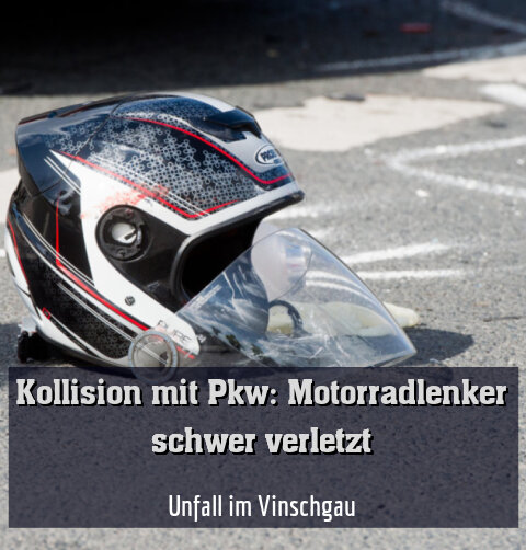 Unfall im Vinschgau