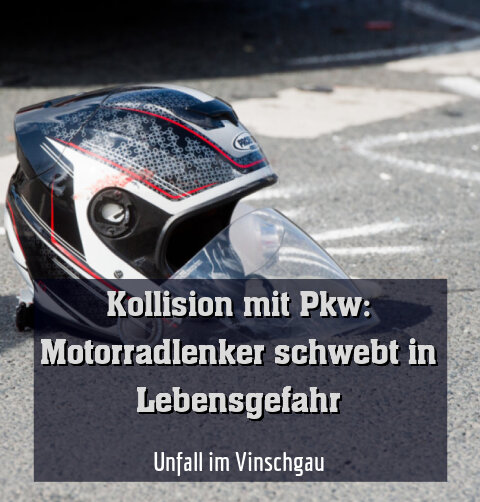 Unfall im Vinschgau