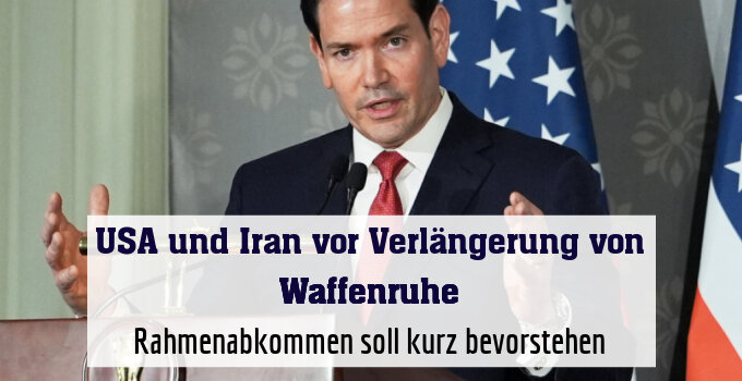 Rahmenabkommen soll kurz bevorstehen