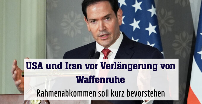 Rahmenabkommen soll kurz bevorstehen