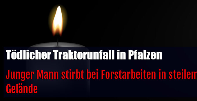 Junger Mann stirbt bei Forstarbeiten in steilem Gelände