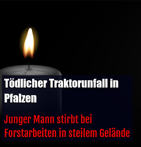 Junger Mann stirbt bei Forstarbeiten in steilem Gelände