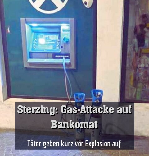 Täter geben kurz vor Explosion auf