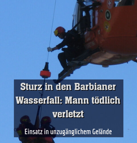 Einsatz in unzugänglichem Gelände