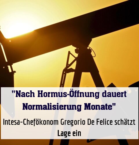 Intesa-Chefökonom Gregorio De Felice schätzt Lage ein