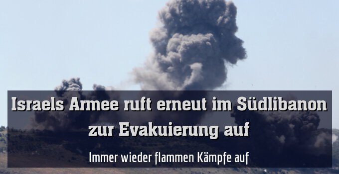 Immer wieder flammen Kämpfe auf