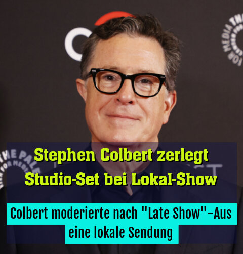 Colbert moderierte nach "Late Show"-Aus eine lokale Sendung