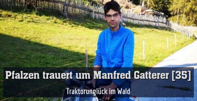Traktorunglück im Wald