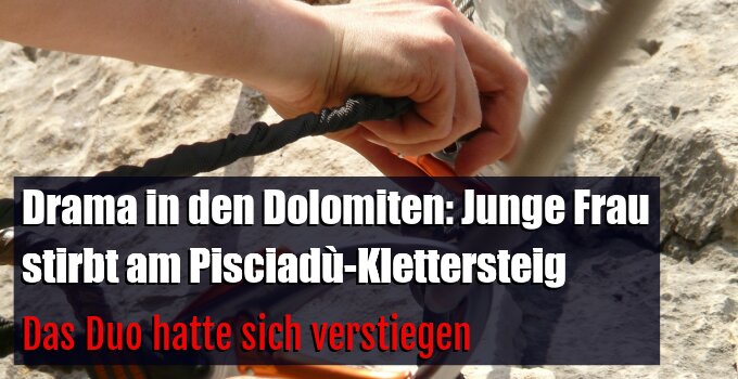Das Duo hatte sich verstiegen