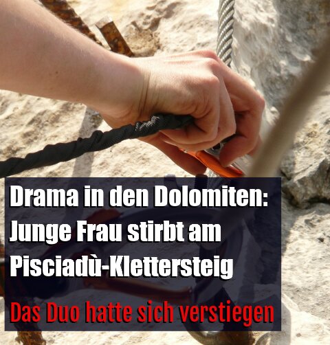 Das Duo hatte sich verstiegen