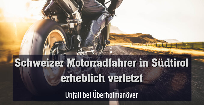 Unfall bei Überholmanöver