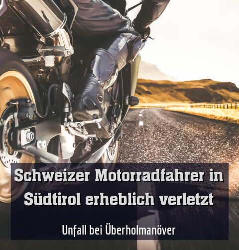 Unfall bei Überholmanöver