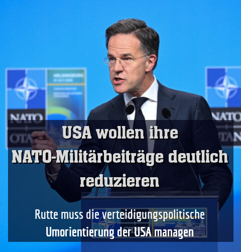 Rutte muss die verteidigungspolitische Umorientierung der USA managen