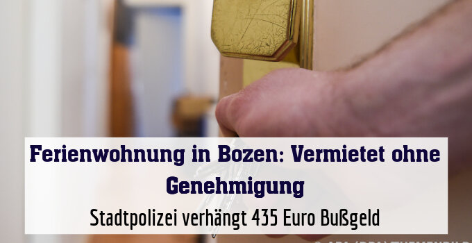 Stadtpolizei verhängt 435 Euro Bußgeld