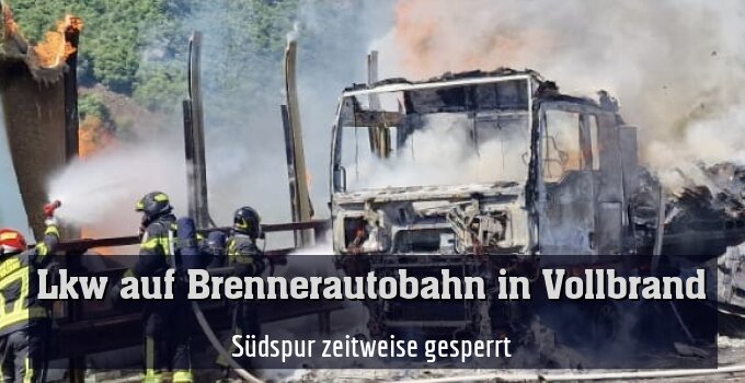 Südspur zeitweise gesperrt