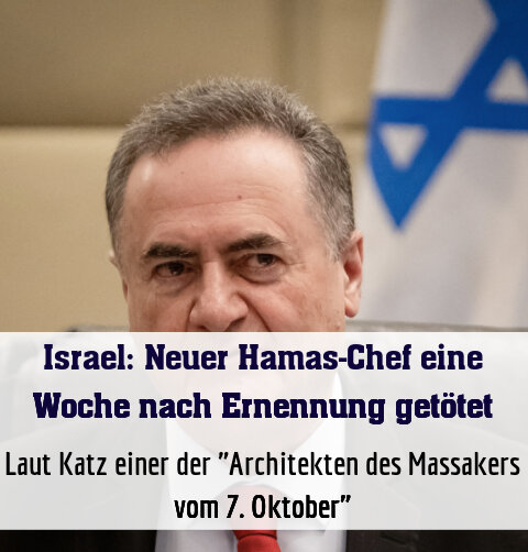 Laut Katz einer der "Architekten des Massakers vom 7. Oktober"