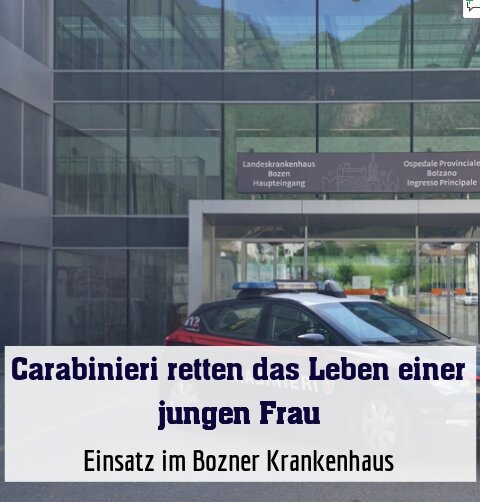 Einsatz im Bozner Krankenhaus