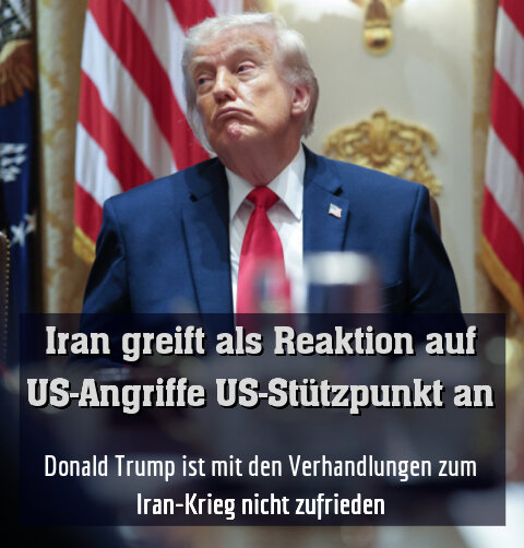 Donald Trump ist mit den Verhandlungen zum Iran-Krieg nicht zufrieden