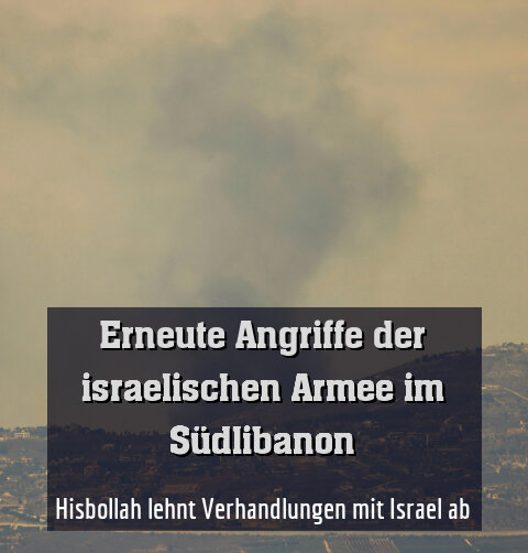 Hisbollah lehnt Verhandlungen mit Israel ab