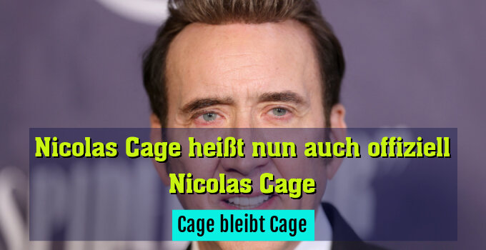 Cage bleibt Cage