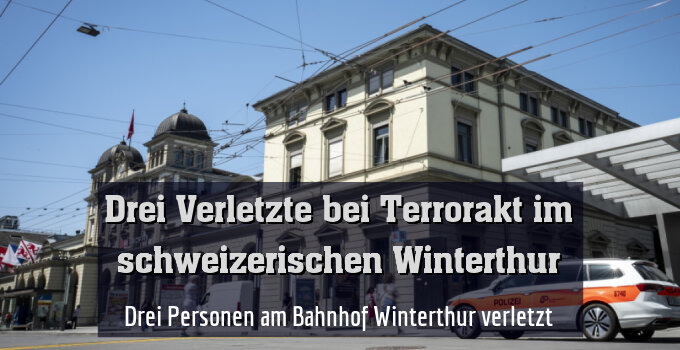 Drei Personen am Bahnhof Winterthur verletzt