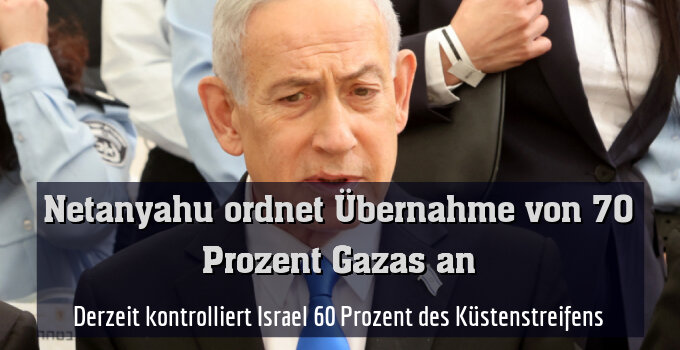 Derzeit kontrolliert Israel 60 Prozent des Küstenstreifens