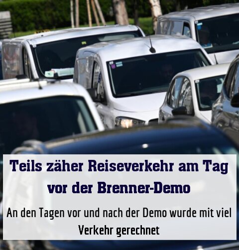 An den Tagen vor und nach der Demo wurde mit viel Verkehr gerechnet