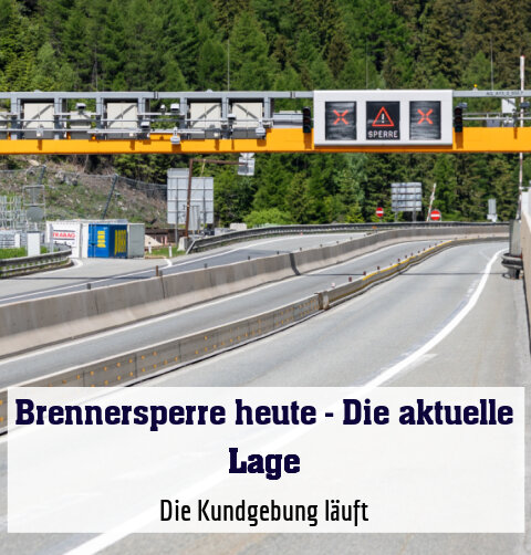 Kundgebung läuft