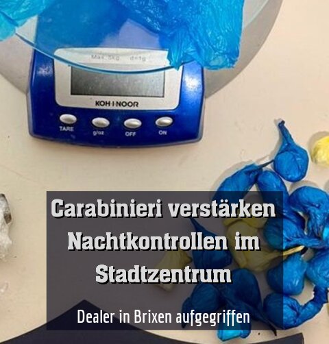 Dealer in Brixen aufgegriffen