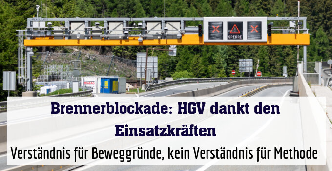 Verständnis für Beweggründe, kein Verständnis für Methode 