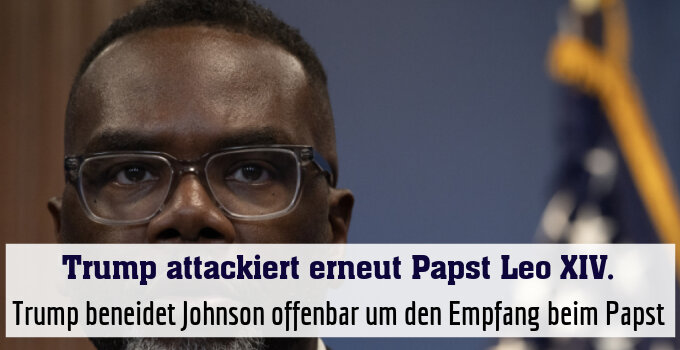 Trump beneidet Johnson offenbar um den Empfang beim Papst