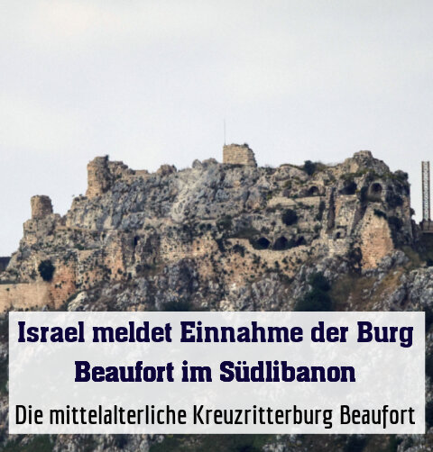 Die mittelalterliche Kreuzritterburg Beaufort (Archivbild)