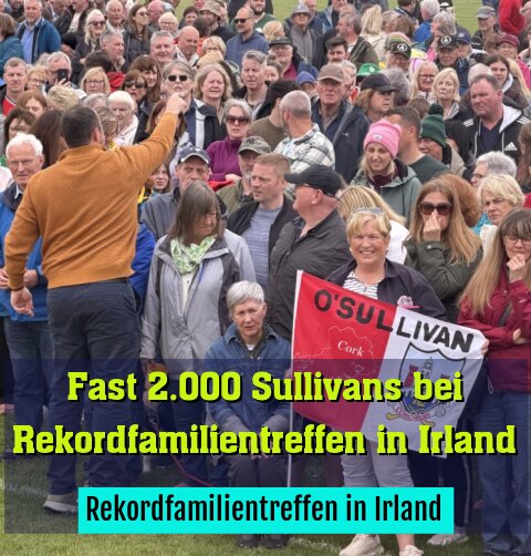 Rekordfamilientreffen in Irland