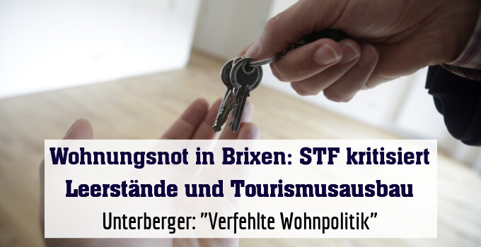 Unterberger: "Verfehlte Wohnpolitik"